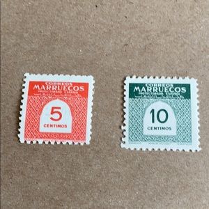 35 Foreign Stamps from 10 countries .